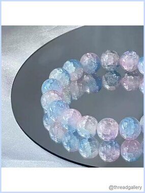 10mm Beaded Bracelet Crystal Healing Chakra Meditation Anxiety Relief Gift